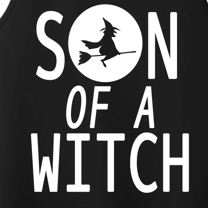 Son Of A Witch Funny Halloween Performance Tank