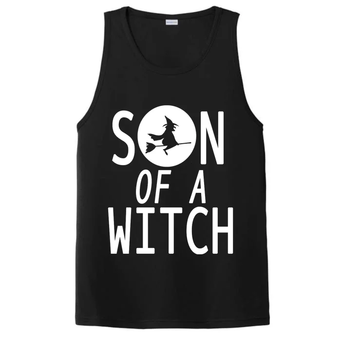 Son Of A Witch Funny Halloween Performance Tank