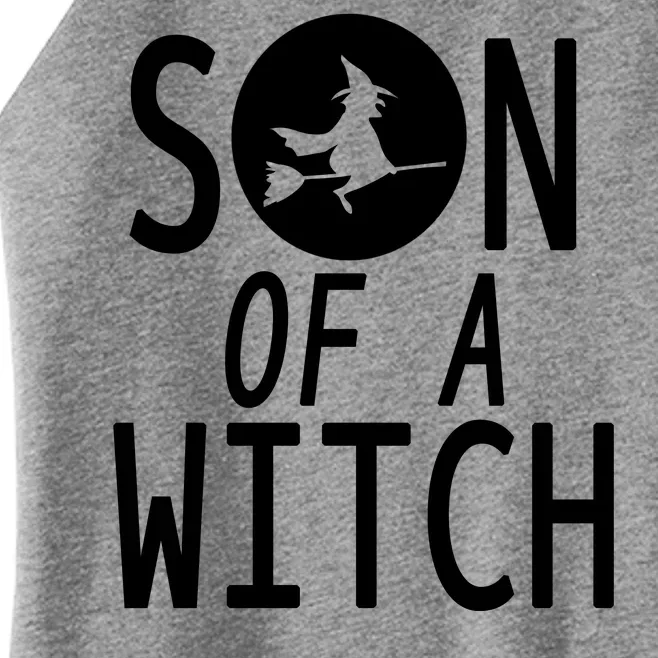 Son Of A Witch Funny Halloween Women’s Perfect Tri Rocker Tank