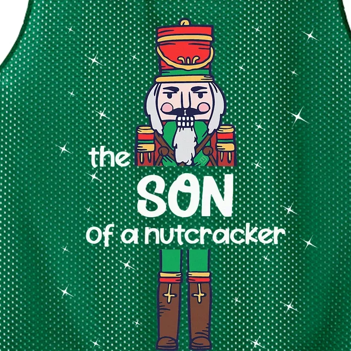 Son Of A Nutcracker Family Matching Funny Pajama Mesh Reversible Basketball Jersey Tank