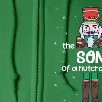 Son Of A Nutcracker Family Matching Funny Pajama Full Zip Hoodie