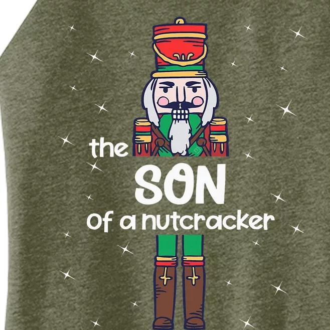 Son Of A Nutcracker Family Matching Funny Pajama Women’s Perfect Tri Rocker Tank