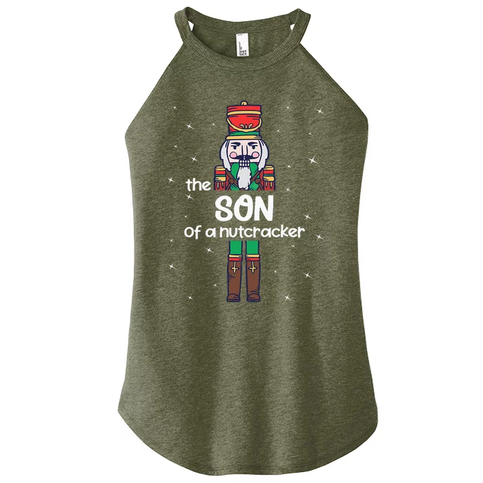 Son Of A Nutcracker Family Matching Funny Pajama Women’s Perfect Tri Rocker Tank