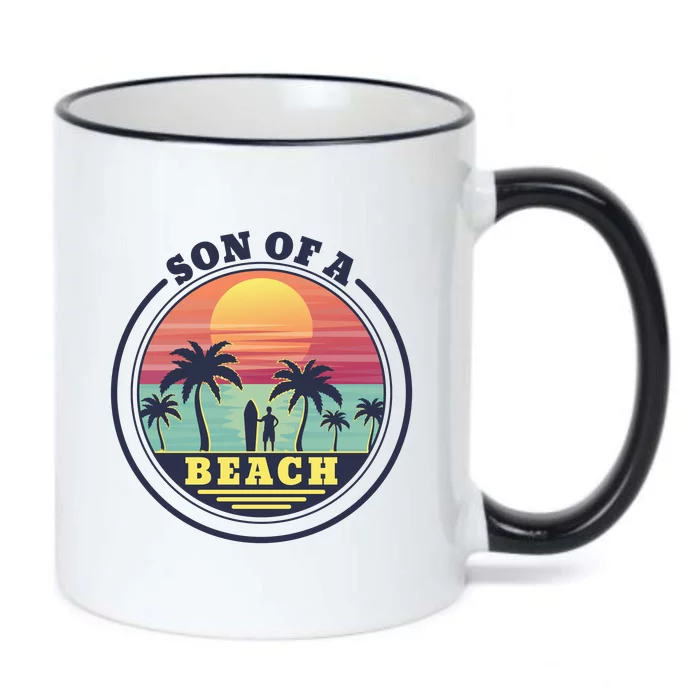 Son of A Beach Black Color Changing Mug