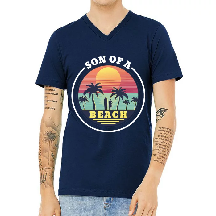 Son of A Beach V-Neck T-Shirt