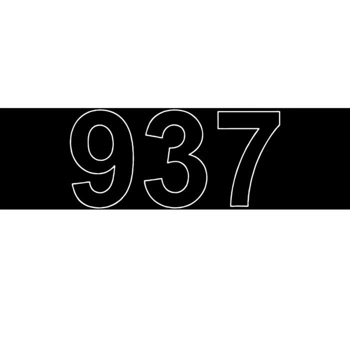 Southwest Ohio Area Code 937 Bumper Sticker