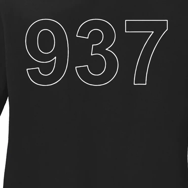 Southwest Ohio Area Code 937 Ladies Long Sleeve Shirt