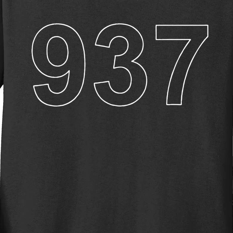 Southwest Ohio Area Code 937 Kids Long Sleeve Shirt