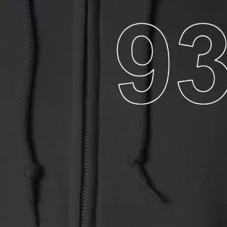 Southwest Ohio Area Code 937 Full Zip Hoodie