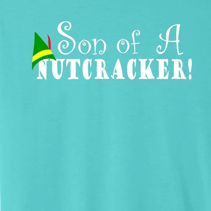 Son Of A Nutcracker Funny Christmas Elf Hat ChromaSoft Performance T-Shirt