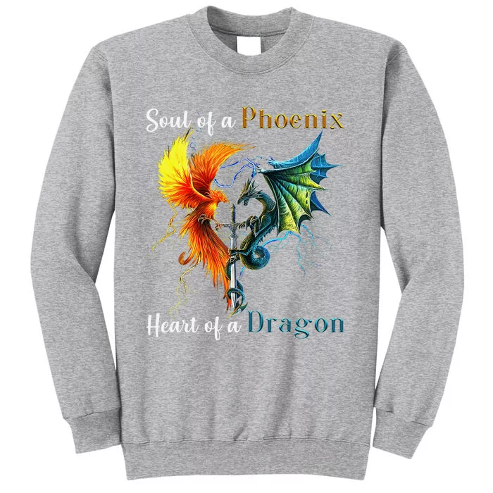 Soul Of A Phoenix Heart Of A Dragon Sweatshirt