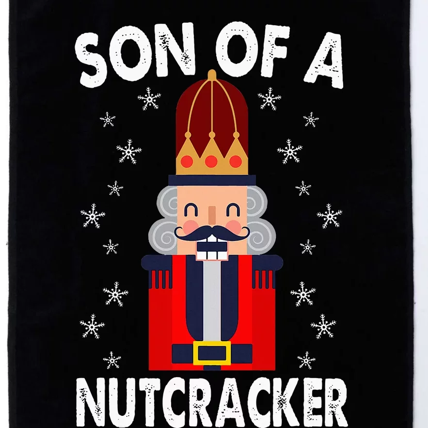 Son Of A Nutcracker Funny Christmas Nutcracker Platinum Collection Golf Towel