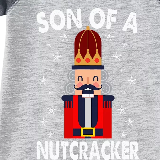 Son Of A Nutcracker Funny Christmas Nutcracker Infant Baby Jersey Bodysuit