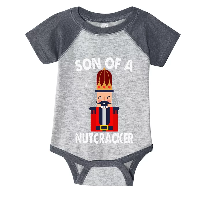 Son Of A Nutcracker Funny Christmas Nutcracker Infant Baby Jersey Bodysuit