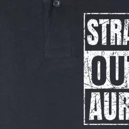 Straight Outta Aurora Illinois State Softstyle Adult Sport Polo