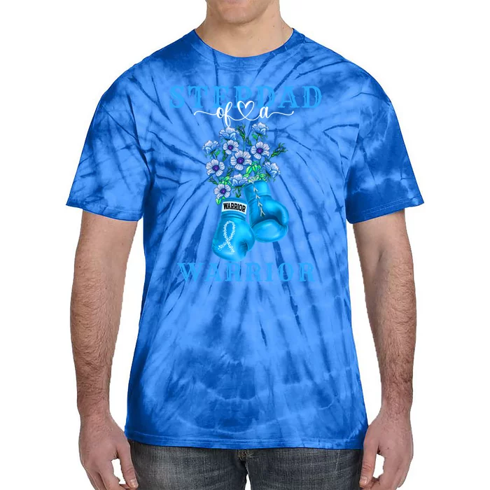 Stepdad Of A Warrior Prostate Cancer Awareness Support Squad Cute Gift Tie-Dye T-Shirt