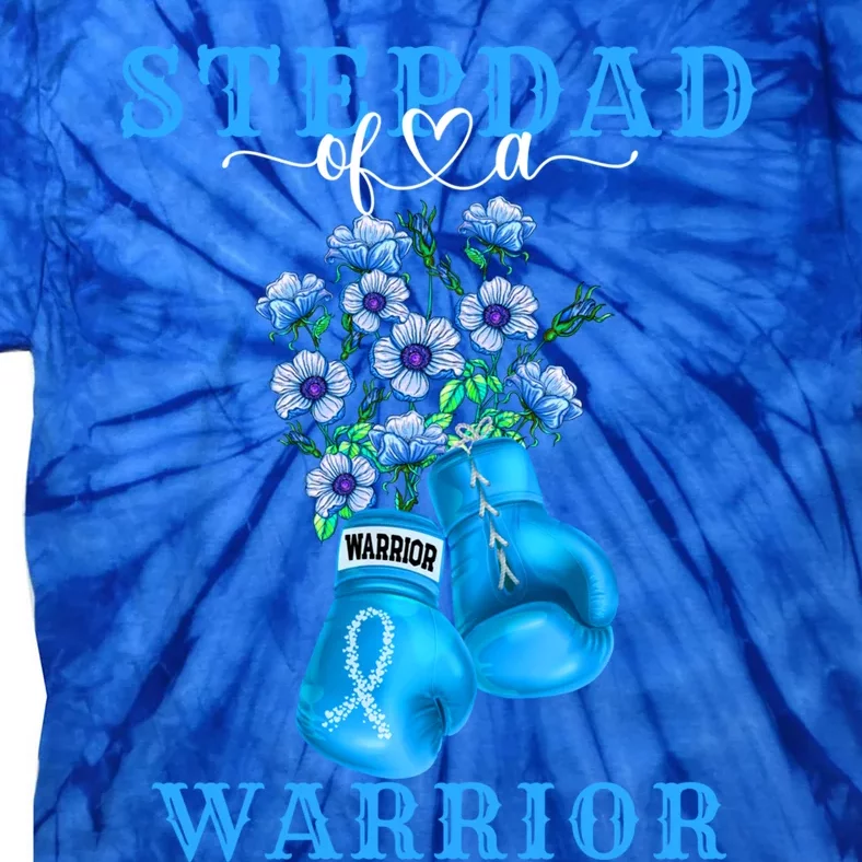 Stepdad Of A Warrior Prostate Cancer Awareness Support Squad Cute Gift Tie-Dye T-Shirt