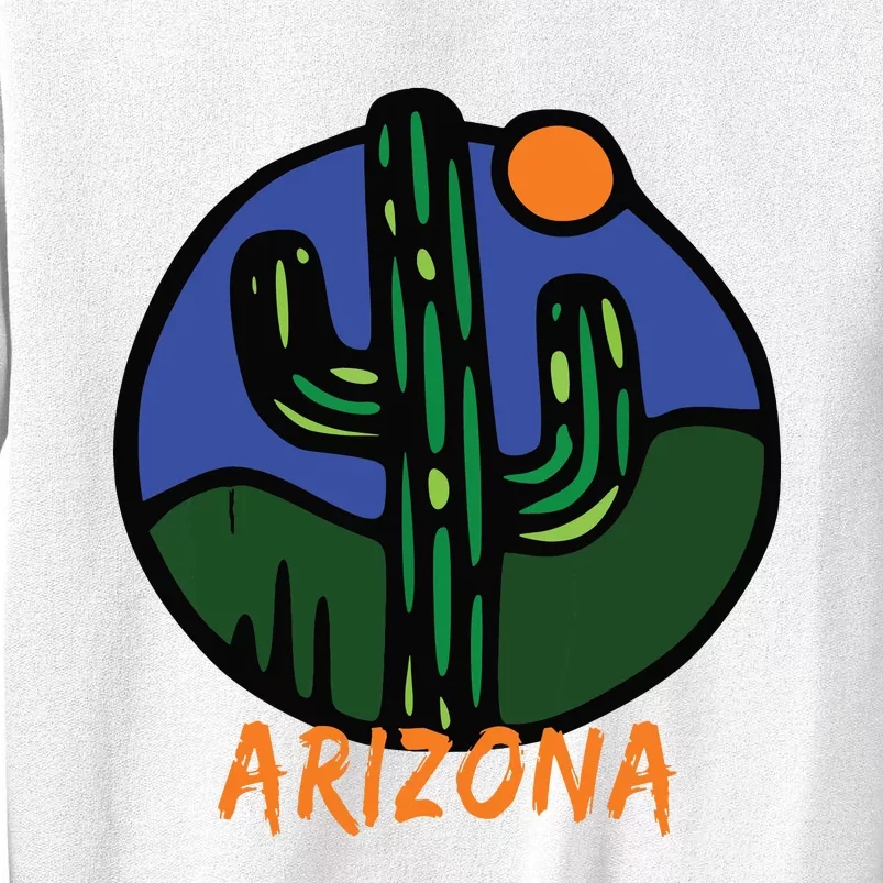 State Of Arizona Cactus Sun And Desert Sweatshirt