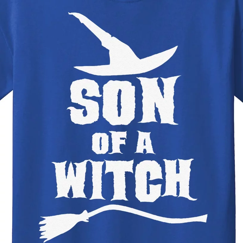 Son Of A Witch Funny Witch Inspired Gifts Kids T-Shirt