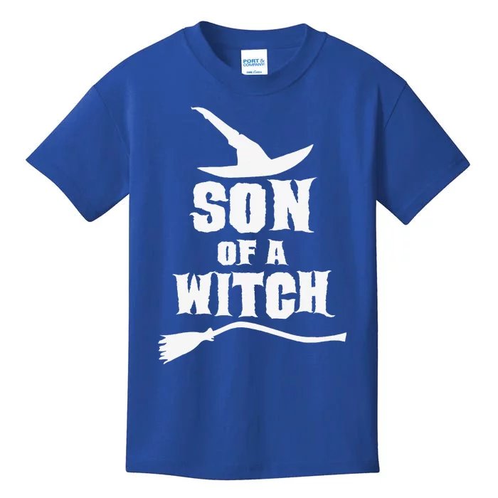 Son Of A Witch Funny Witch Inspired Gifts Kids T-Shirt