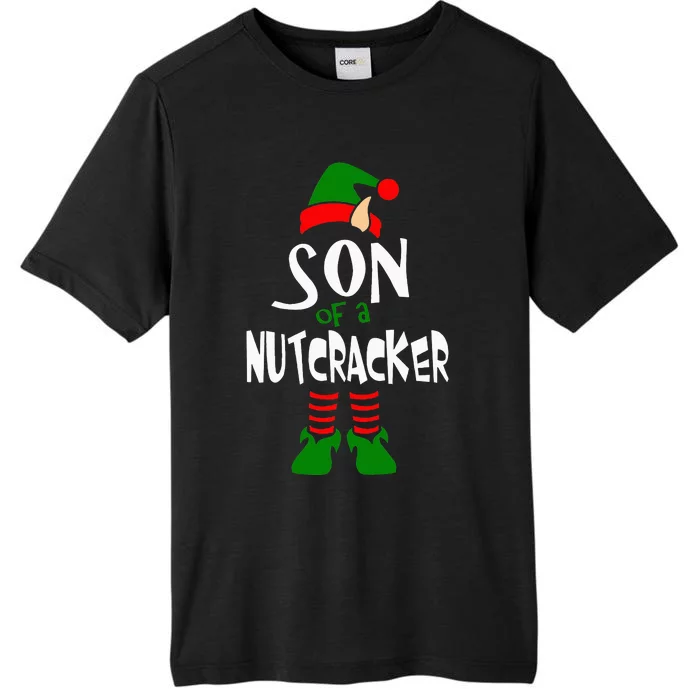 Son Of A Nutcracker Funny Elf ChromaSoft Performance T-Shirt