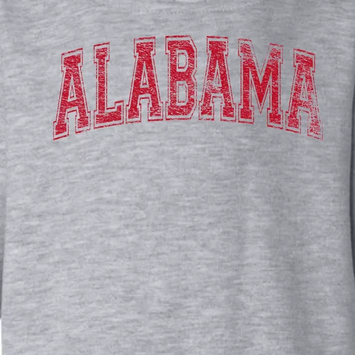 STATE OF ALABAMA VARSITY STYLE TEXT BAMA PRIDE STATE FLAG Toddler Hoodie