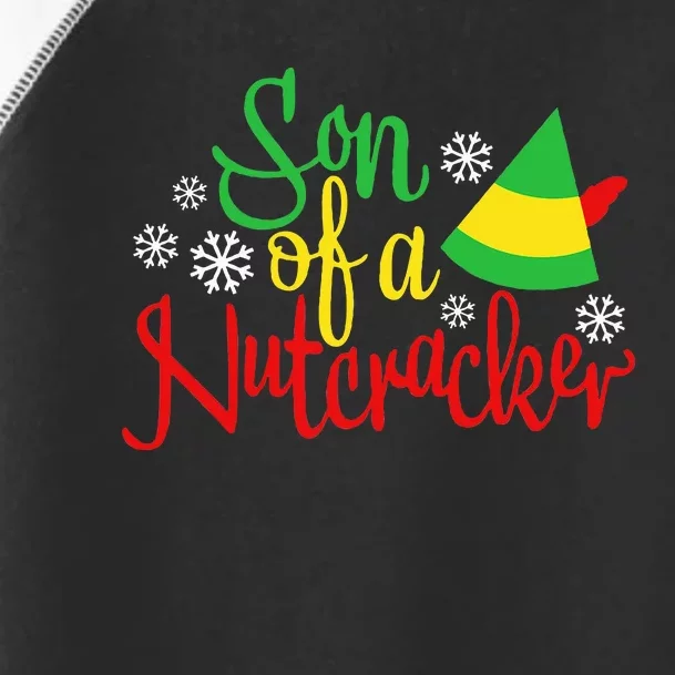 Son Of A Nutcracker Funny Christmas Costume Toddler Fine Jersey T-Shirt