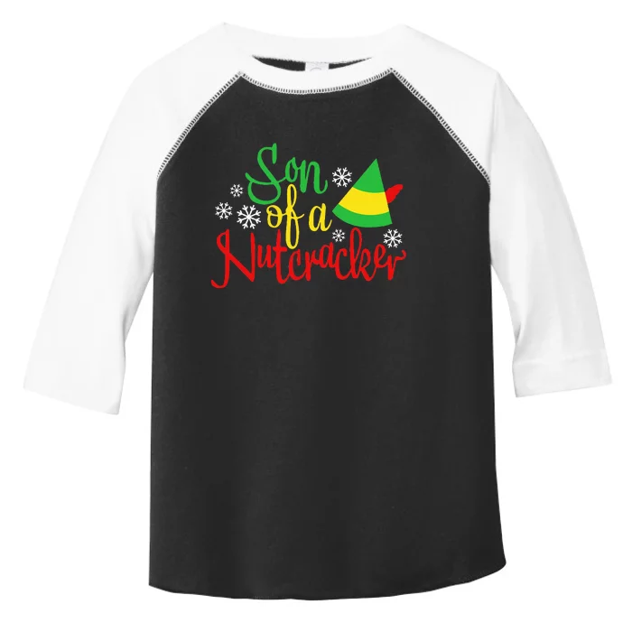 Son Of A Nutcracker Funny Christmas Costume Toddler Fine Jersey T-Shirt