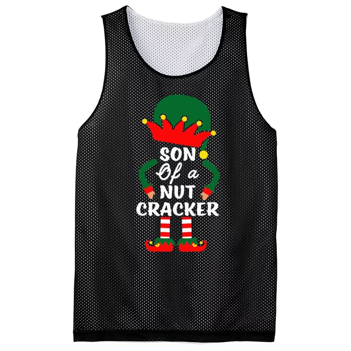 Son Of A Nutcracker Christmas Pajamas For Family Mesh Reversible Basketball Jersey Tank