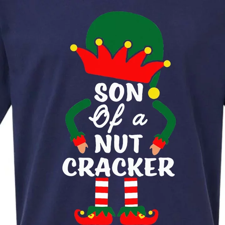 Son Of A Nutcracker Christmas Pajamas For Family Sueded Cloud Jersey T-Shirt