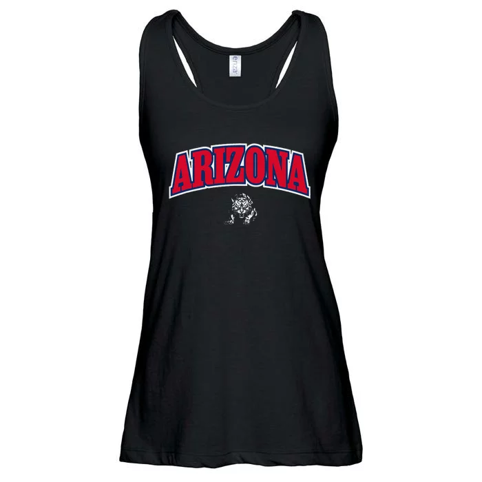 State Of Arizona Varsity Arch Design Ladies Essential Flowy Tank