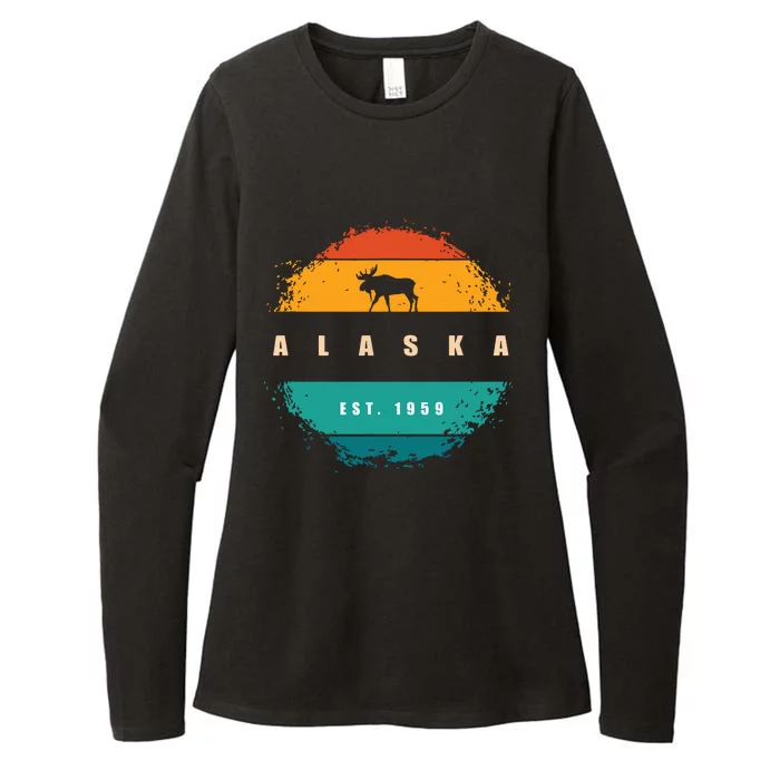 State Of Alaska Womens CVC Long Sleeve Shirt