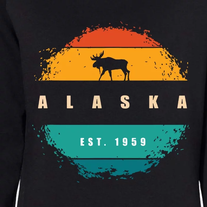 State Of Alaska Womens California Wash Sweatshirt