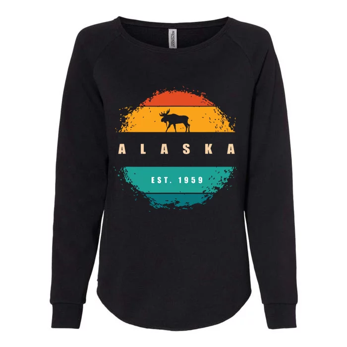 State Of Alaska Womens California Wash Sweatshirt