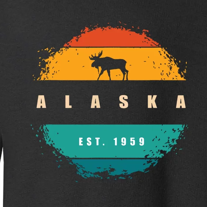 State Of Alaska Toddler Sweatshirt