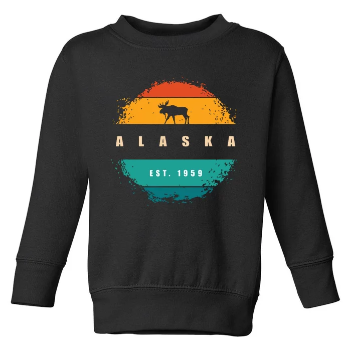 State Of Alaska Toddler Sweatshirt