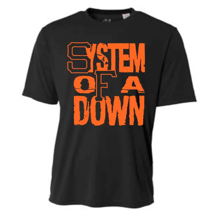 System Of A Down Sf Stacked Logo Cooling Performance Crew T-Shirt