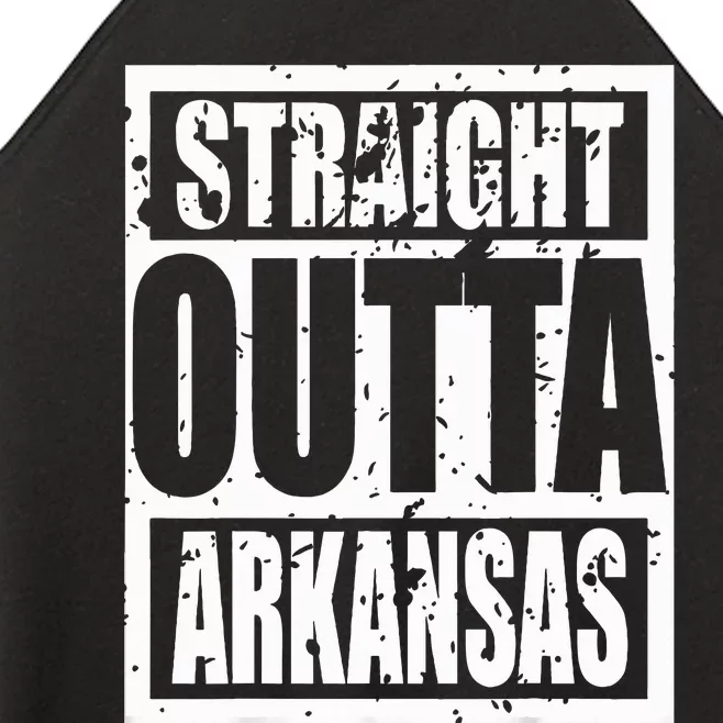 Straight Outta Arkansas Women’s Perfect Tri Rocker Tank