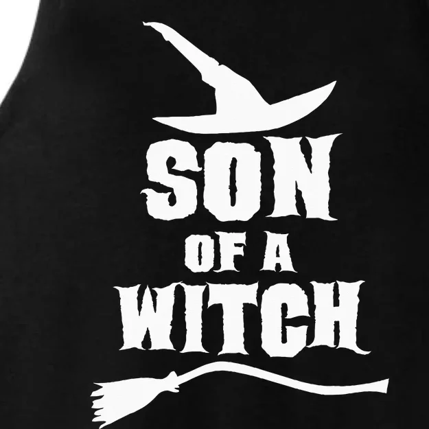 Son Of A Witch Funny Witch Inspired Gifts Ladies Tri-Blend Wicking Tank