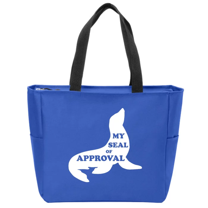 Seal Of Approval Zip Tote Bag