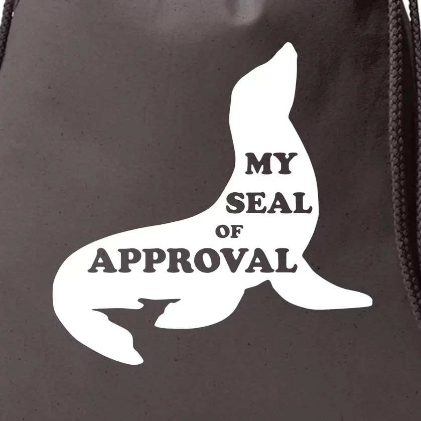 Seal Of Approval Drawstring Bag