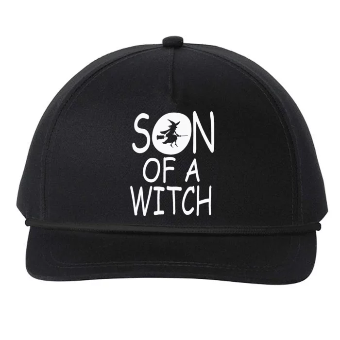 Son Of A Witch Halloween Snapback Five-Panel Rope Hat