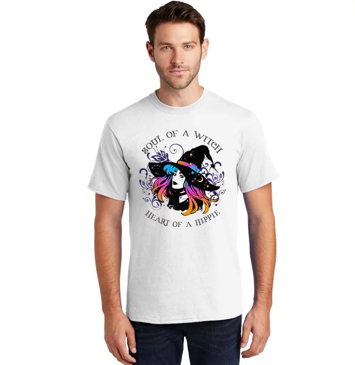 Soul Of A Witch Heart Of A Hippie Tall T-Shirt