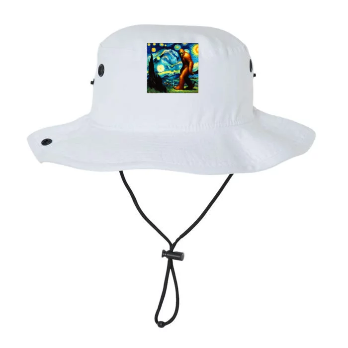 Sasquatch On A Starry Night – Squatch Van Gogh Funny Bigfoot Legacy Cool Fit Booney Bucket Hat