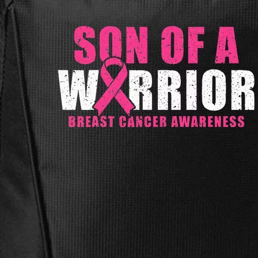 Son Of A Warrior Breast Cancer Awareness City Backpack