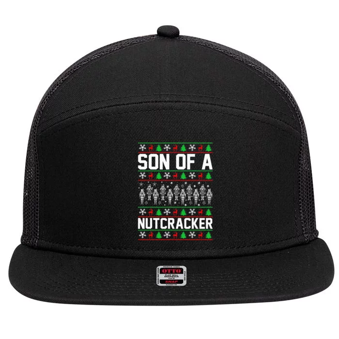 Son Of A Nutcracker 7 Panel Mesh Trucker Snapback Hat