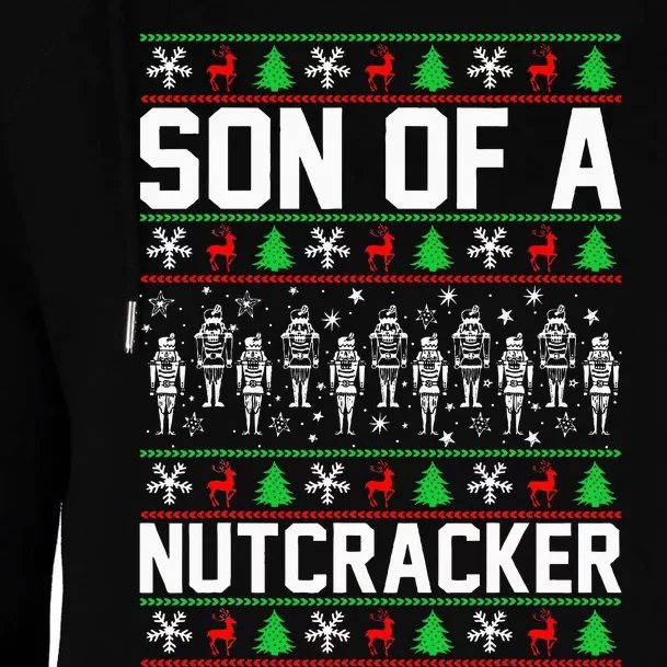 Son Of A Nutcracker Womens Funnel Neck Pullover Hood