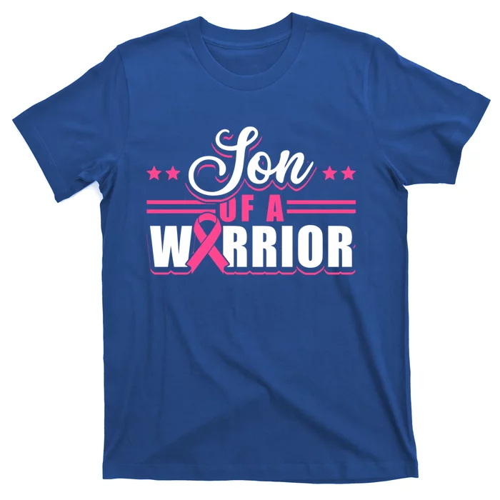 Son Of A Warrior Breast Cancer Prevention Gift T-Shirt