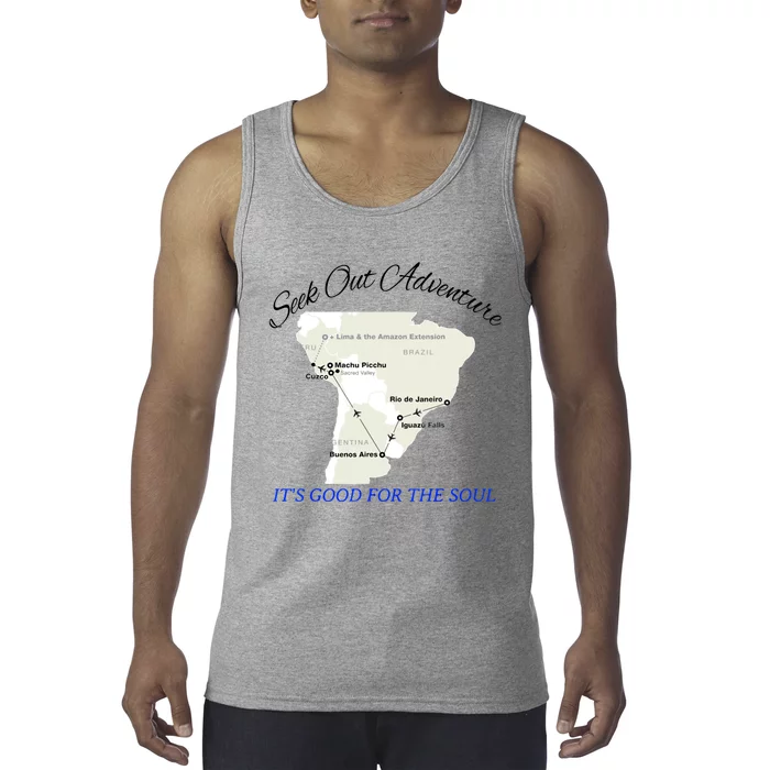 Seek Out Adventure... Its Good For The Soul Graphic Art Tank Top