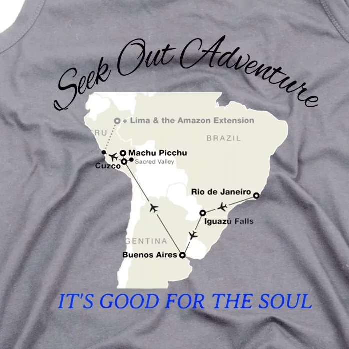 Seek Out Adventure... Its Good For The Soul Graphic Art Tank Top